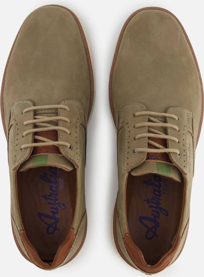 Australian Preston Sneakers groen Leer