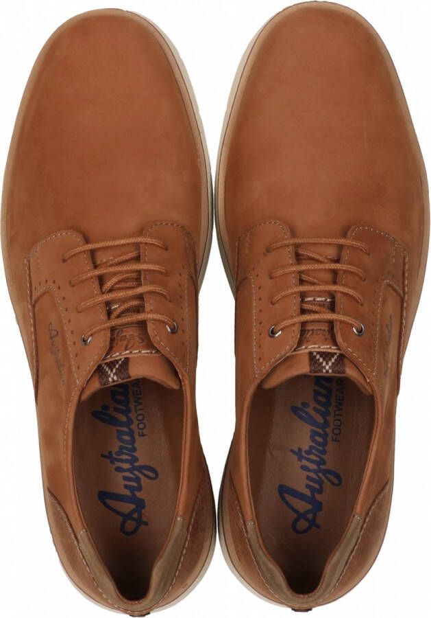 Australian Preston Veterschoenen Laag cognac