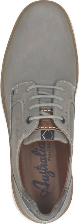 Australian Preston Veterschoenen Laag Lichtgrijs