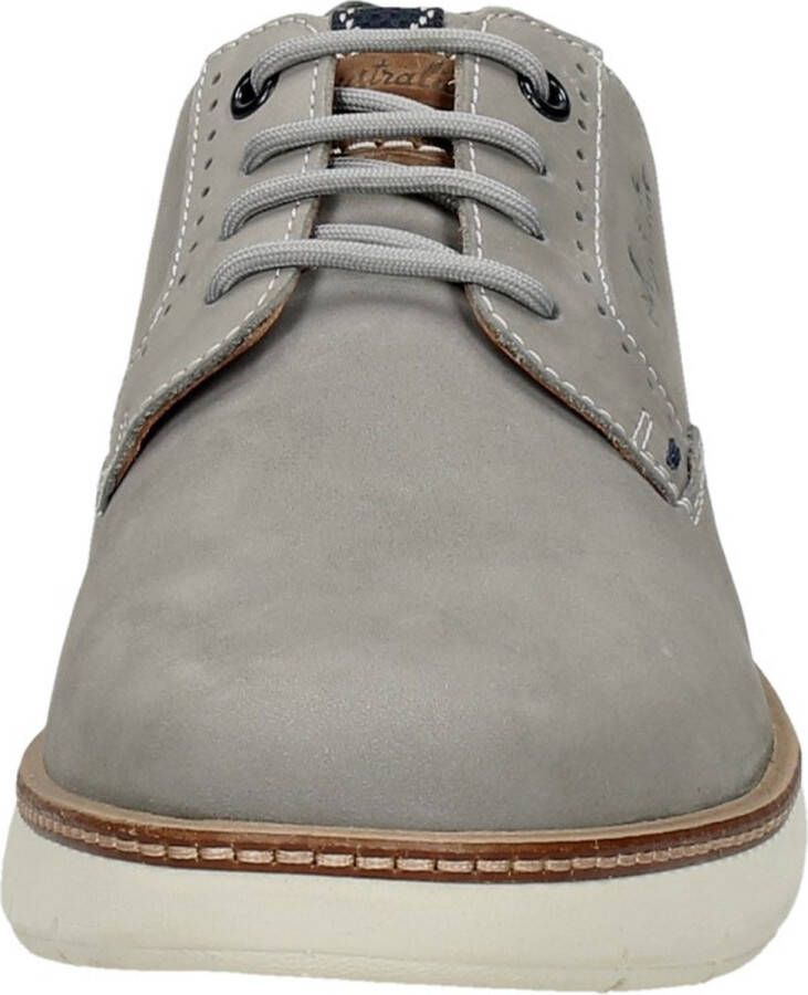 Australian Preston Veterschoenen Laag Lichtgrijs