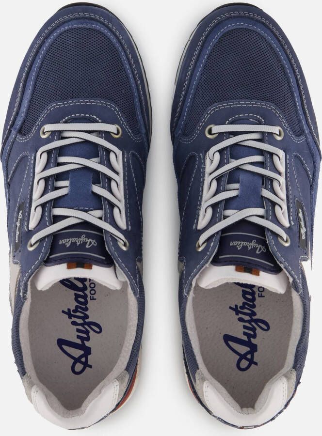 Australian Footwear Roberto Sneakers Blauw Blue-Grey-Brick - Foto 5