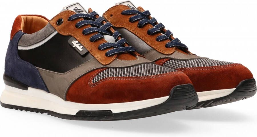 Australian Sneaker Cayenne 15.1586.01-AFO Zwart Grijs Cognac