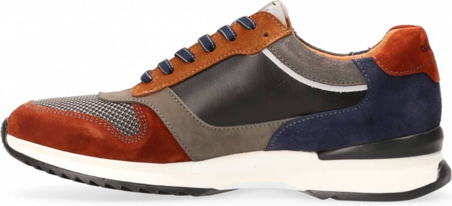 Australian Sneaker Cayenne 15.1586.01-AFO Zwart Grijs Cognac