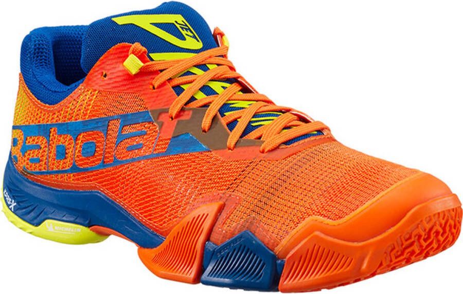 Babolat Jet Premura Heren Sportschoenen Padel Smashcourt Orange Blue