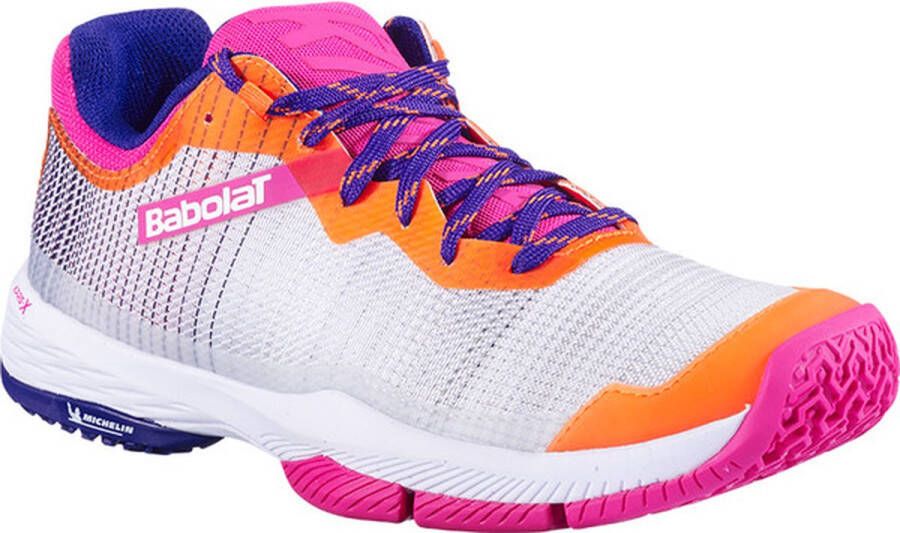 Babolat Jet Ritma Dames Sportschoenen Padel Smashcourt Grey Pink