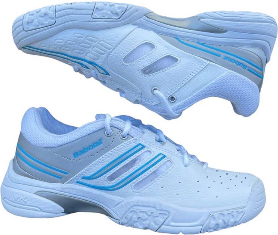 Babolat Tennis Babolat SMU Drive Tennisschoenen Wit Blauw Dames