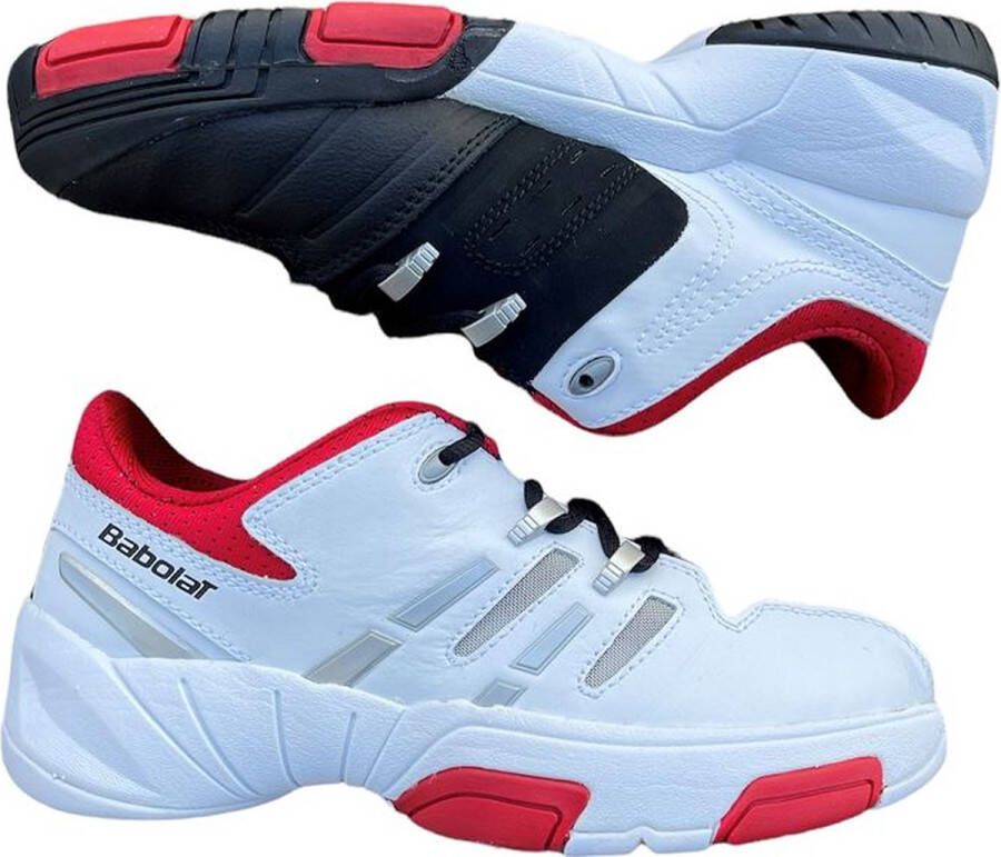 Babolat Tennis Babolat Team Tennisschoenen Wit Zwart Junior