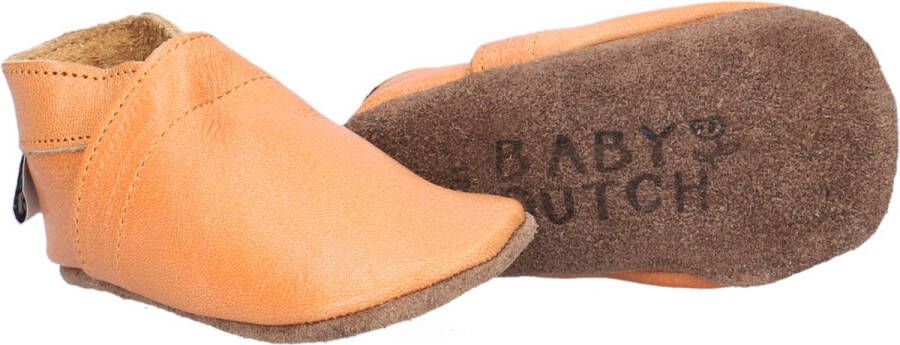 Baby Dutch Babyslofje Effen Cognac Schoentje