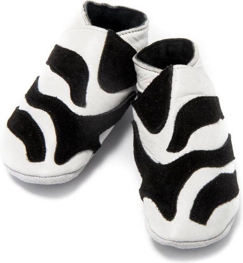 Baby Dutch babyslofjes zebra