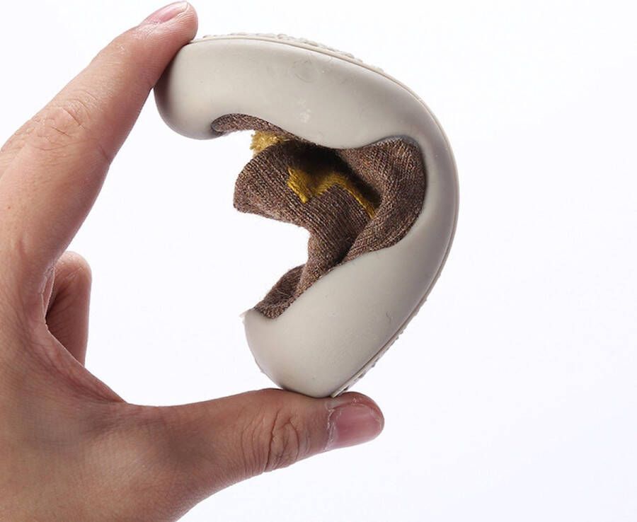 Baby-slofje.nl Anti-Slip babyschoentjes Soksloffen Eerste Loopschoentjes van Baby-Slofje Grijs Tijger