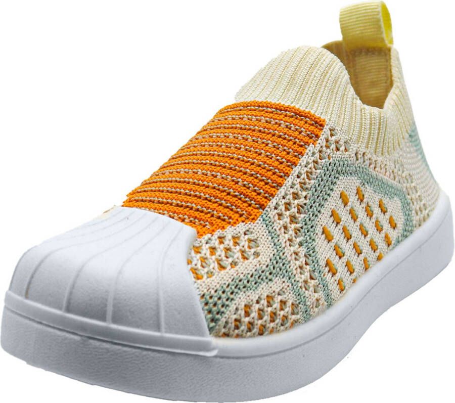 Babylini baby schoentjes Marlo beige anti-slip instappers