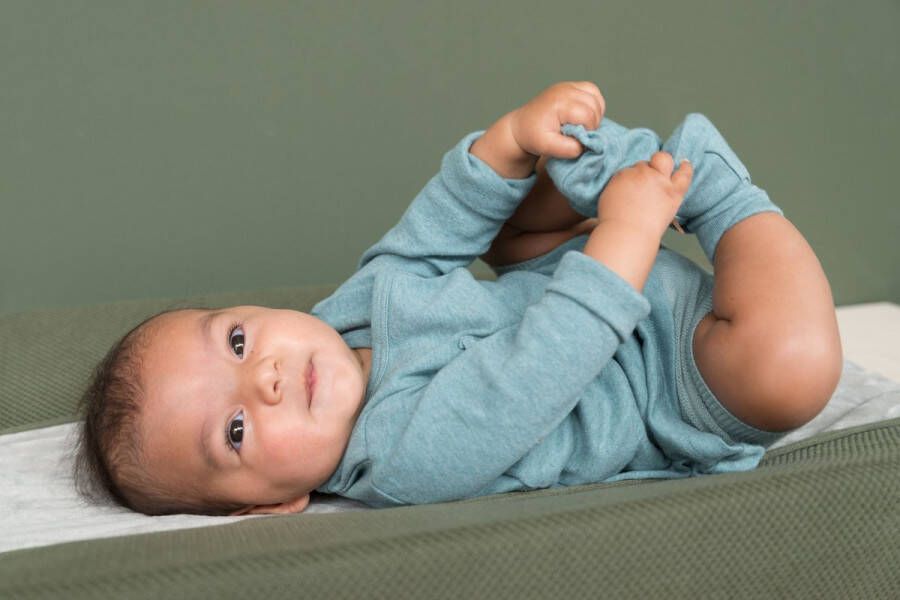 Baby's Only Slofjes Melange Grijs 100% ecologisch katoen GOTS