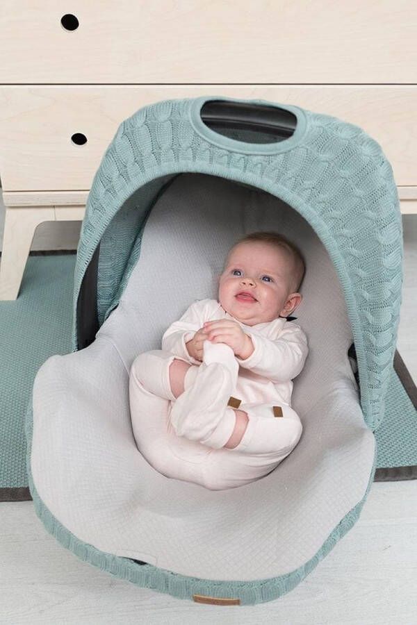 Baby's Only Slofjes Melange Grijs 100% ecologisch katoen GOTS