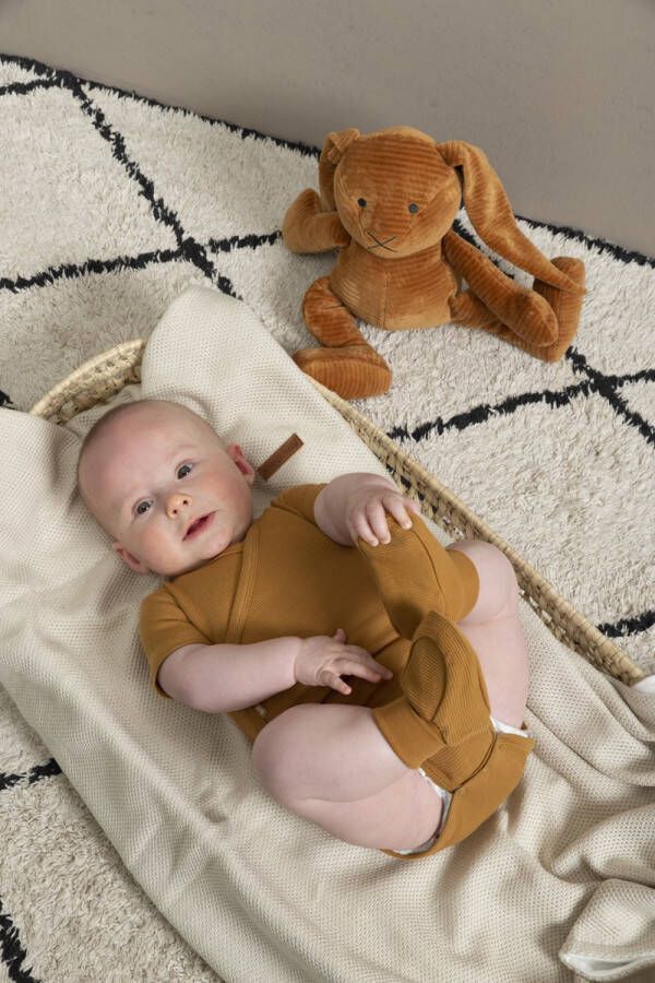 Baby's Only Slofjes Pure Caramel 100% ecologisch katoen GOTS