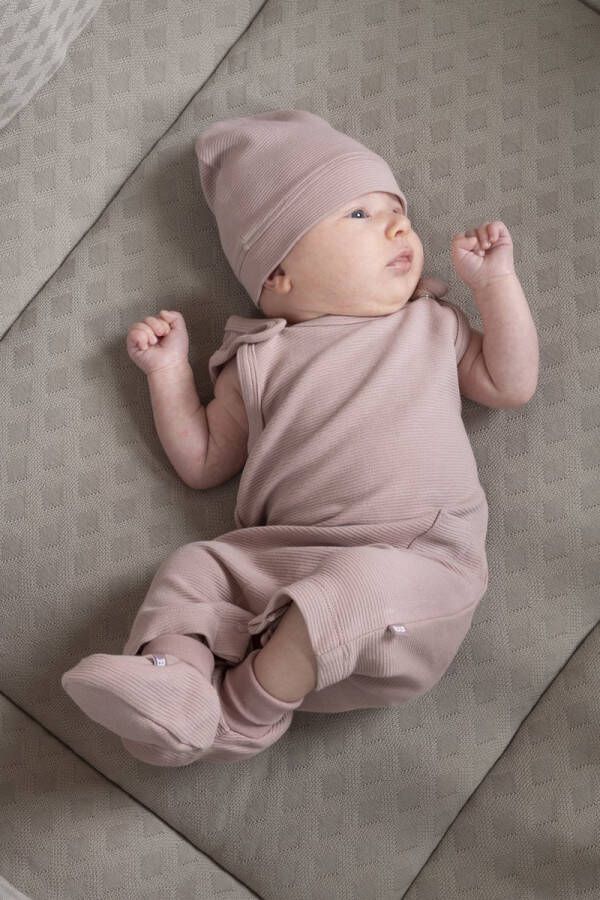 Baby's Only Slofjes Pure Oud Roze 100% ecologisch katoen GOTS