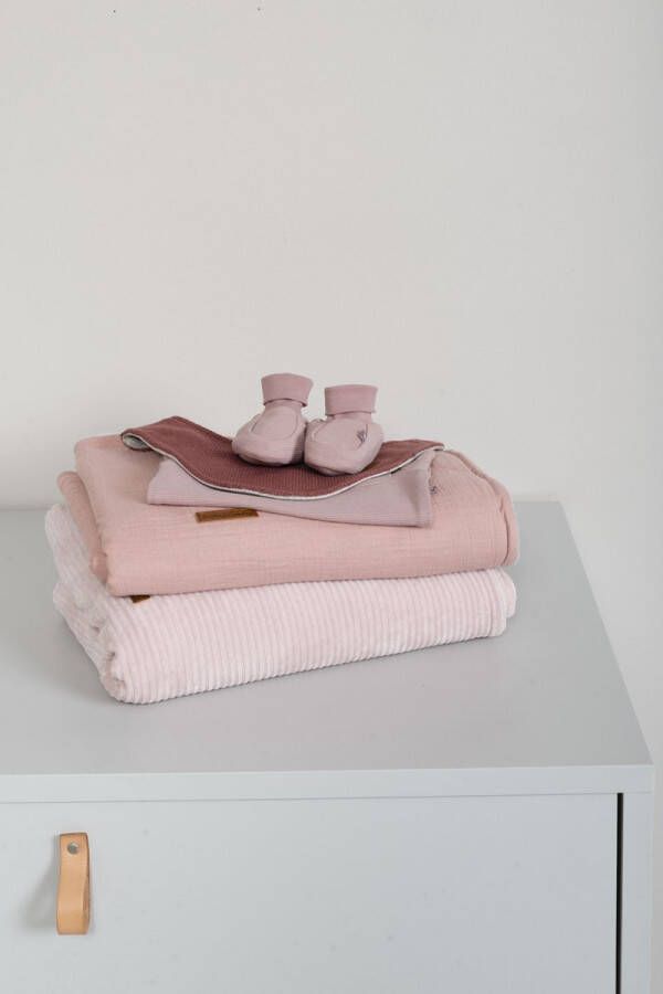 Baby's Only Slofjes Pure Oud Roze 100% ecologisch katoen GOTS