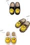 Badrock Smiley sloffen panter – unisex pantoffels Smiley – Smiley slippers tijger sloffen – zachte pantoffels – gekke sloffen – sloffen & – panter cadeau - Thumbnail 14