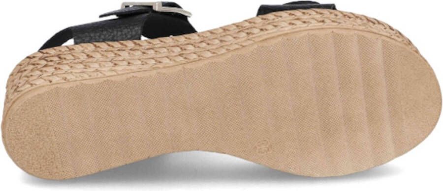 BDA Zwarte sandalen met gesp