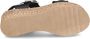 Blu sandals Dames Slipper Zwart Comfortabele Zomersandaal met Glanzend Detail - Thumbnail 2