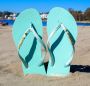 BeachyFeet Teenslipper Dames Spearmint Lichtblauw groen - Thumbnail 3