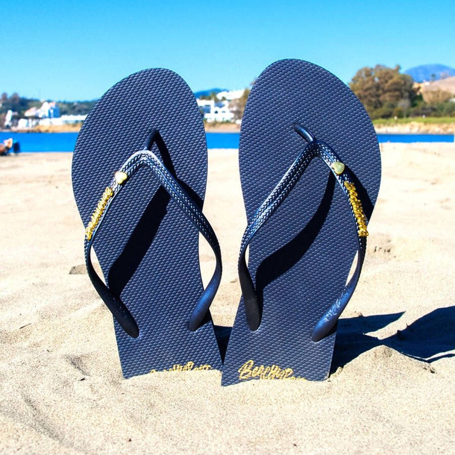 BeachyFeet Teenslippers Azul Marino Donker Blauw