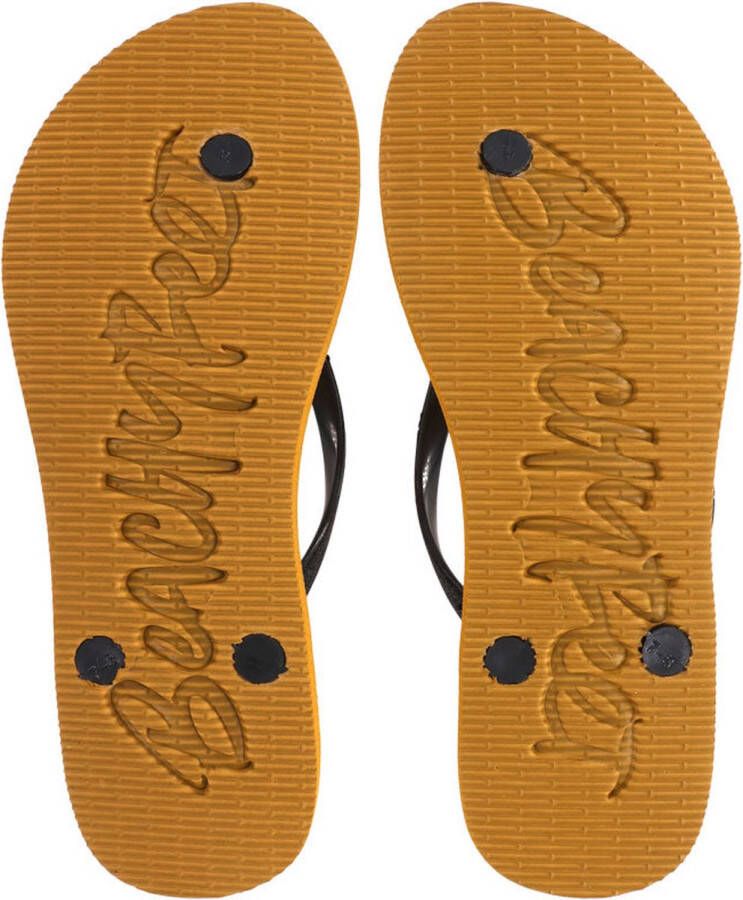 BeachyFeet Teenslippers Lujo Tropical Geel