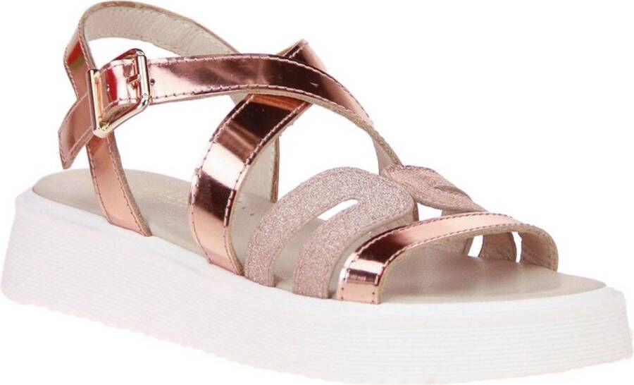 Beberlis Roze Metallic Sandaal - Foto 8