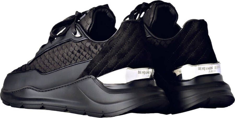 Benjamin Bernard Benjamin berner Sneaker Zwart Mannen Never out of stock Collectie Leer