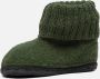 Bergstein Cozy pantoffels groen kids Jongens Meisjes Wol 41 - Thumbnail 10