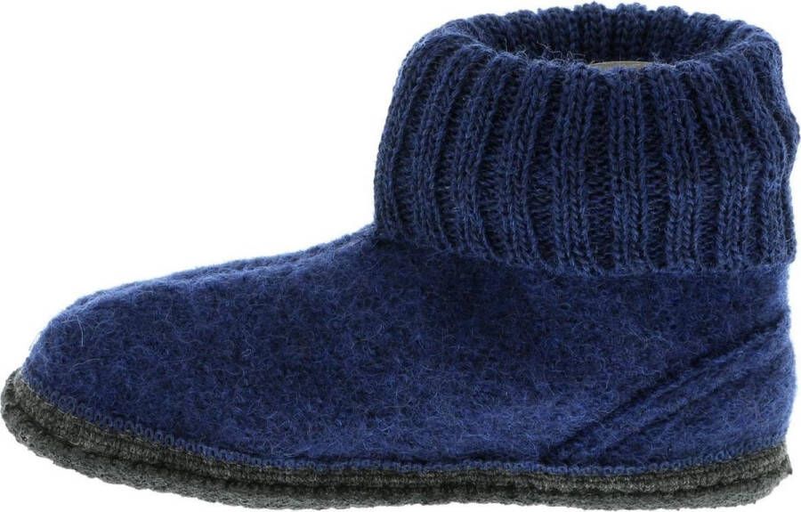 Bergstein Cozy Unisex Junior Sloffen Dark Blue