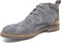 Berkelmans Oporto Light Grey Denim 2220340196 Jeansgrijze veterboots wijdte G - Thumbnail 13