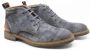 Berkelmans Oporto Light Grey Denim 2220340196 Jeansgrijze veterboots wijdte G - Thumbnail 15