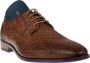 Berkelmans Oulton Cognac Braided 2310050122 Cognacbruine geklede herenschoenen wijdte G ½ - Thumbnail 7