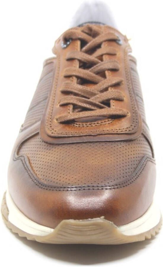 Berkelmans Oyama Cognac Calf 231140204 Cognacbruine sneakers wijdte G½