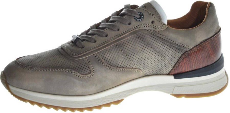 Berkelmans Oyama Grey Nubuck 231140245 Grijze sneakers wijdte G½