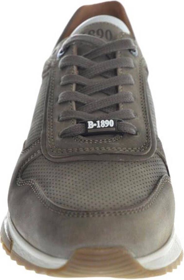 Berkelmans Oyama Grey Nubuck 231140245 Grijze sneakers wijdte G½