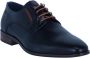 Berkelmans SAMEIRO 100005804 Volwassenen Heren veterschoenNette herenschoenen Zwart - Thumbnail 4