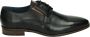 Berkelmans SAMEIRO 100005804 Volwassenen Heren veterschoenNette herenschoenen Zwart - Thumbnail 5