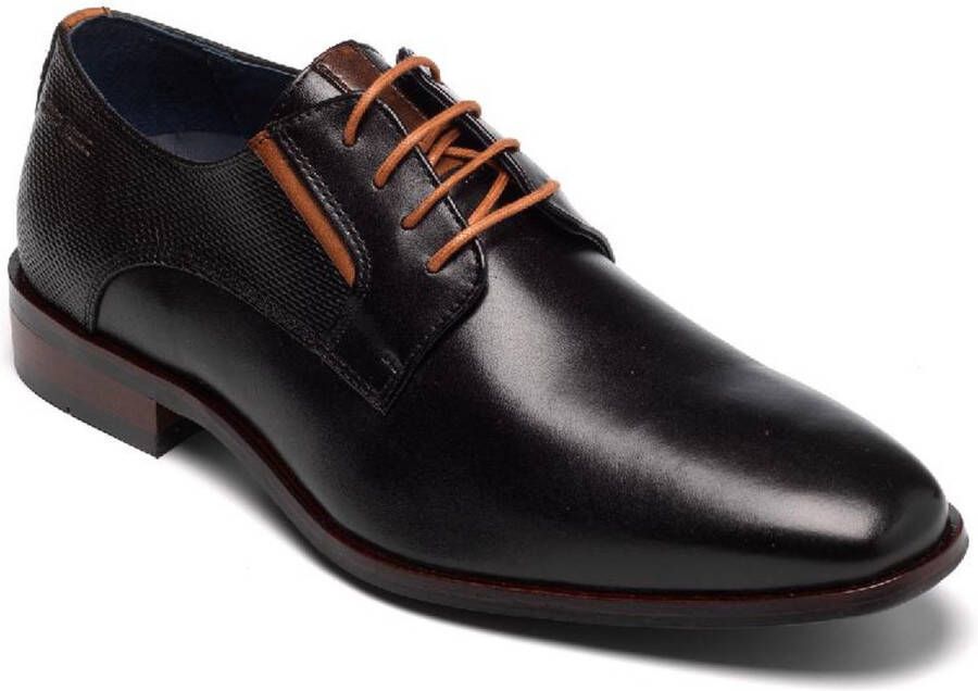 Berkelmans SAMEIRO 100005804 Volwassenen Heren veterschoenNette herenschoenen Zwart - Foto 4