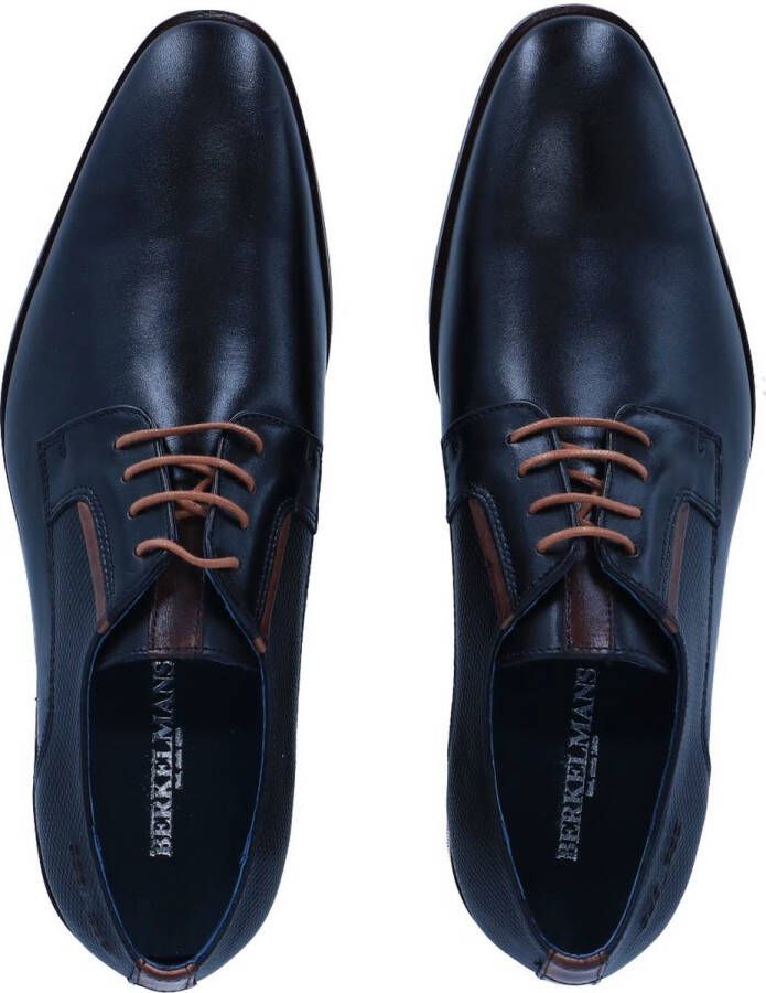 Berkelmans SAMEIRO 100005804 Volwassenen Heren veterschoenNette herenschoenen Zwart - Foto 2