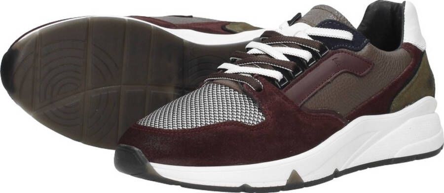 Berkelmans Zandvoort Sneakers Laag Bordeaux