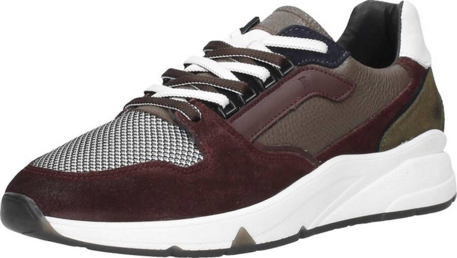 Berkelmans Zandvoort Sneakers Laag Bordeaux