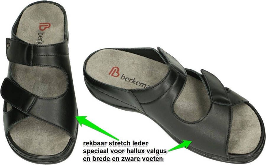 Berkemann damesmodel Janna 01027-906 slipper – muiltje – zwart – 1 2 en - Foto 4