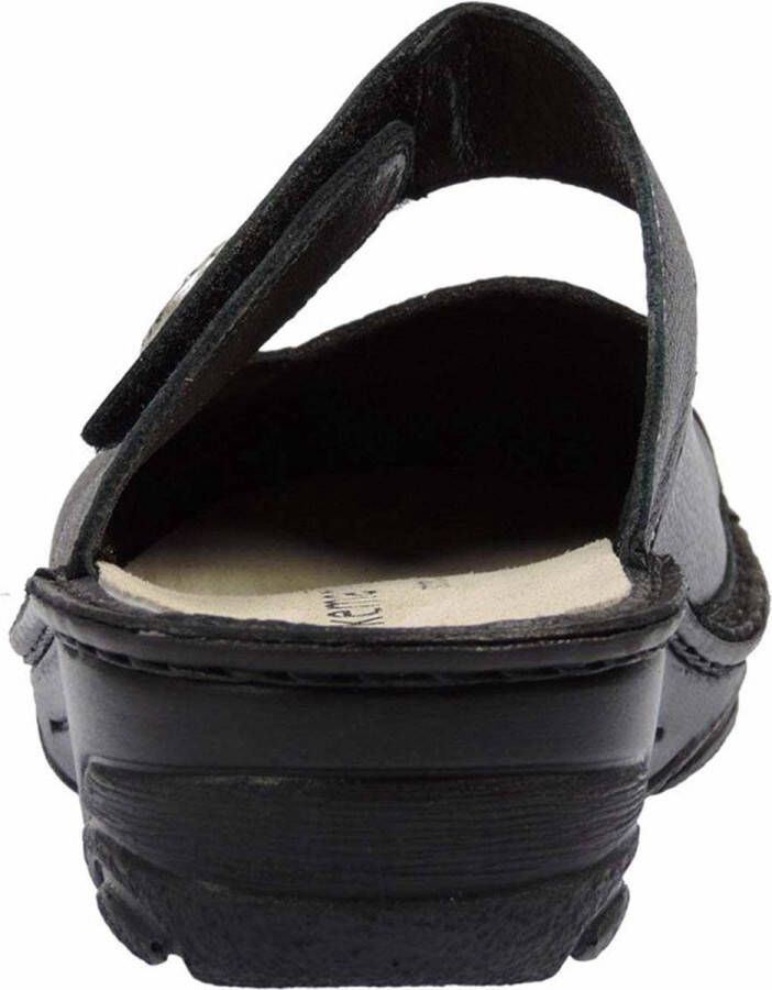 Berkemann damesmodel Heliane slipper 03457-982 Zwart Sportnappa stretch (G-I) 1 2 en