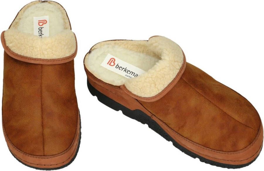 Berkemann dames pantoffels wollen – comfort – Remonda – whisky bruin – - Foto 4