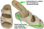 Berkemann -Dames off-white ecru parel slippers & muiltjes - Thumbnail 5