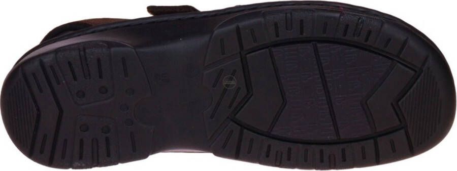 Berkemann Fabian bruin leren Sandalen donkerbruin mokka