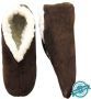 Bernardino Spaanse sloffen ® 100% Wol Spaanse Sloffen Bruin - Thumbnail 6