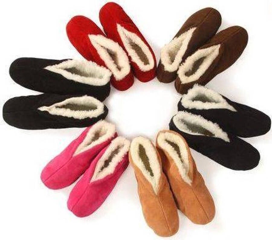 Bernardino ® Spaanse Sloffen Rood rood - Foto 4