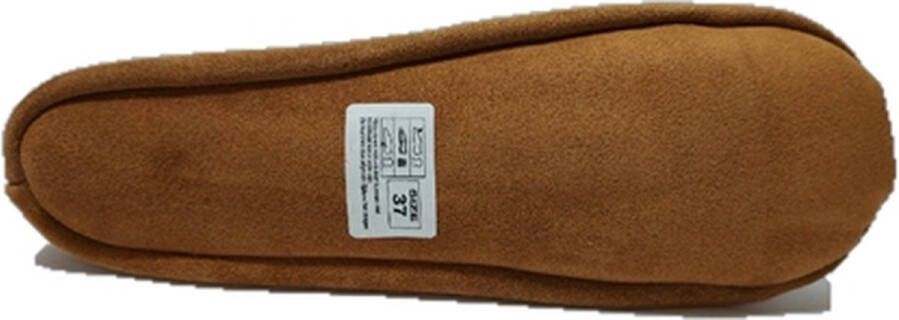 Bernardino Spaanse Sloffen Unisex cognac 100% Wol - Foto 3